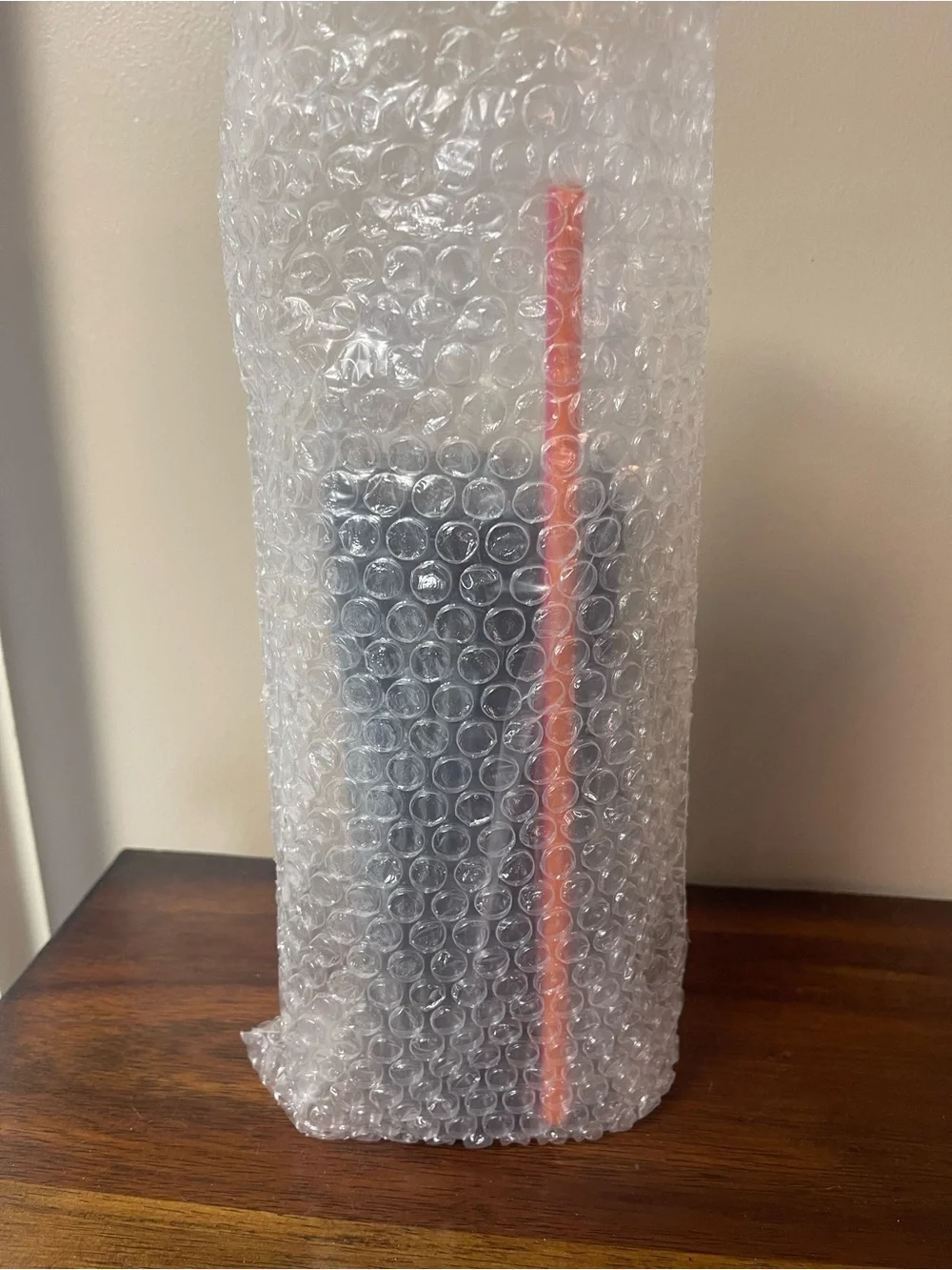 Parke x Dunkin Black Stainless Travel Tumbler with Pink Lettering